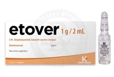 ETOVER 1 G/2 ML IM ENJEKSIYONLUK COZELTI ICEREN AMPUL İlaç Görseli