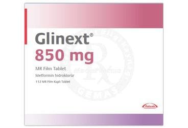 GLINEXT 850 MG 112 MR FILM TABLET İlaç Görseli