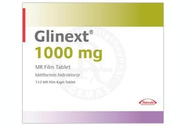 GLINEXT 1000 MG 112 MR FILM TABLET İlaç Görseli