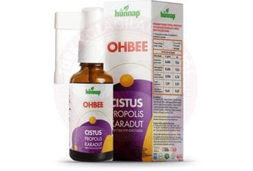 HUNNAP OHBEE CISTUS, PROPOLIS, KARADUT ICEREN TAKVIYE EDICI GIDA SPREY 30 ml şişe İlaç Görseli