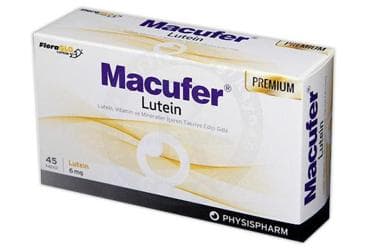 MACUFER LUTEIN KAPSUL 6 mg 45 kapsül İlaç Görseli
