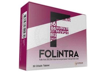 FOLINTRA TABLET 30 tablet İlaç Görseli