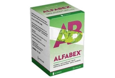 ALFABEX VITAMIN B KOMPLEKS, ALFA LIPOIK ASIT, GINKGO EKSTRESI, ASETIL L-KARNITIN, INULIN ICEREN TAKVIYE EDICI GIDA 30 kapsül İlaç Görseli