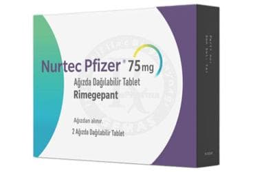 NURTEC PFIZER 75 MG AGIZDA DAGILABILIR TABLET (2 ADET) İlaç Görseli