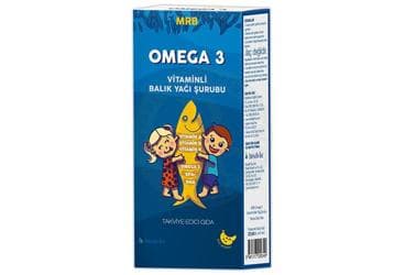 MRB OMEGA 3 VITAMINLI BALIK YAGI SURUBU, MUZLU 100 ml şişe İlaç Görseli
