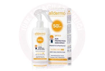 ALLDERMO COCUK GUNES SPREY SPF 50+ 200 ml şişe İlaç Görseli