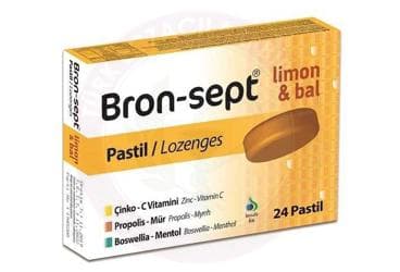 BRON-SEPT LIMON&BAL PASTIL 24 pastil İlaç Görseli