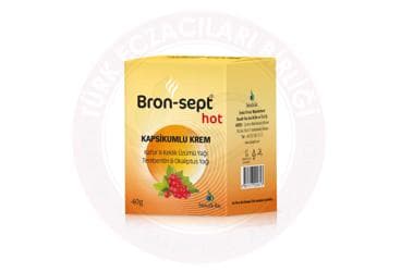 BRON-SEPT HOT KAPSIKUMLU KREM 40 g kutu İlaç Görseli