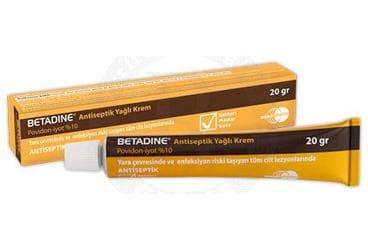 BETADINE ANTISEPTIK YAGLI KREM %10 20 g tüp İlaç Görseli