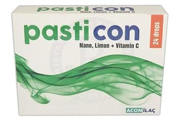 PASTICON NANE,LIMON+VITAMIN C PASTIL 24 pastil İlaç Görseli