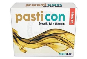 PASTICON ZENCEFIL,BAL+VITAMIN C PASTIL 24 pastil İlaç Görseli