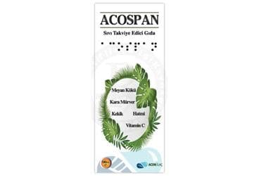 ACOSPAN SIVI TAKVIYE EDICI GIDA 100 ml şişe İlaç Görseli