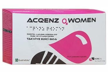 ACQENZ QWOMEN TAKVIYE EDICI GIDA 30 saşe İlaç Görseli