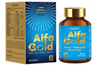 ALFAGOLD LUTEIN, ZEAKSANTIN VE RESVERATROL ICEREN TAKVIYE EDICI GIDA 30 tablet İlaç Görseli