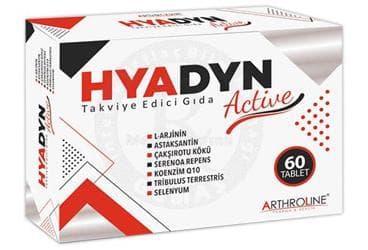HYADYN ACTIVE MULTIVITAMIN VE MINERAL ICEREN TAKVIYE EDICI GIDA 60 tablet İlaç Görseli