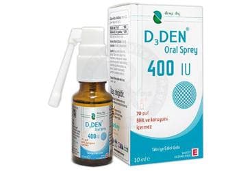 D3DEN VITAMIN D3 ORAL SPREY 400 IU 10 ml şişe İlaç Görseli