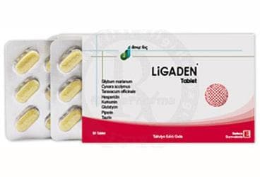 LIGADEN ENGINAR VE DEVEDIKENI ICEREN TAKVIYE EDICI GIDA 30 tablet İlaç Görseli
