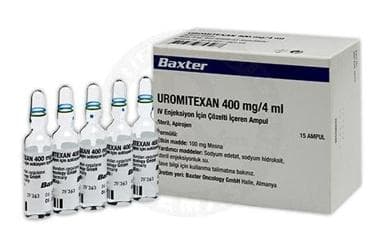 UROMITEXAN 400 MG/4 ML IV ENJEKSIYONLUK COZELTI (15 AMPUL) İlaç Görseli