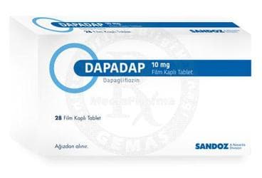 DAPADAP 10 MG FILM KAPLI TABLET (28 TABLET) İlaç Görseli