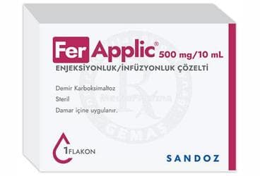 FERAPPLIC 500 MG/10 ML ENJEKSIYONLUK/INFUZYONLUK COZELTI (1 FLAKON) İlaç Görseli