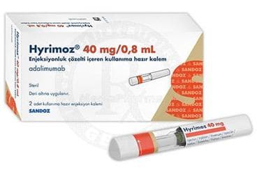 HYRIMOZ 40 MG/0.8 ML ENJEKSIYONLUK COZELTI
ICEREN KULLANIMA HAZIR KALEM (2 ADET) İlaç Görseli