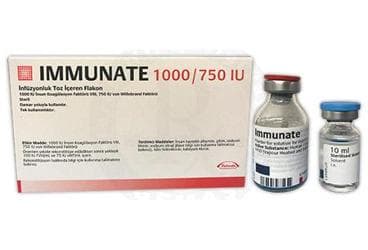 IMMUNATE 1000 IU / 750 IU IV INFUZYONLUK TOZ ICEREN FLAKON İlaç Görseli