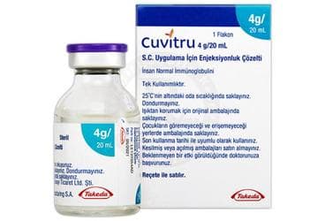 CUVITRU 4 G/20 ML S.C. UYGULAMA ICIN ENJEKSIYONLUK COZELTI İlaç Görseli