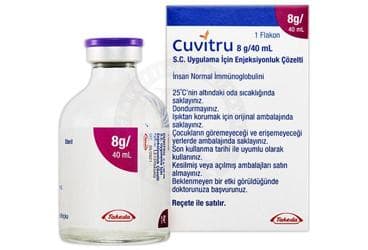 CUVITRU 8 G/40 ML S.C. UYGULAMA ICIN ENJEKSIYONLUK COZELTI İlaç Görseli