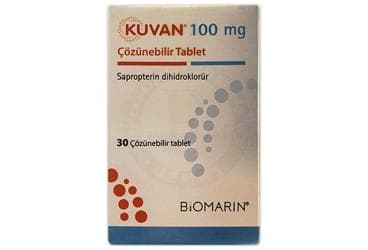 KUVAN 100 MG COZUNEBILIR 30 TABLET İlaç Görseli