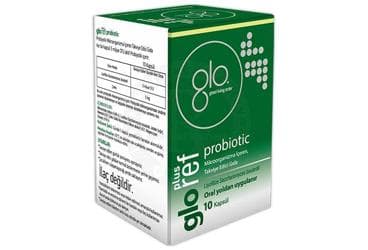GLOREF PLUS PROBIYOTIK MIKROORGANIZMA ICEREN KAPSUL 10 kapsül İlaç Görseli