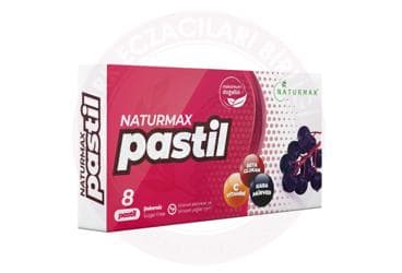 NATURMAX PASTIL KIRMIZI 8 pastil İlaç Görseli