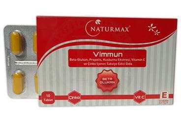 NATURMAX VIMMUN TABLET 10 tablet İlaç Görseli