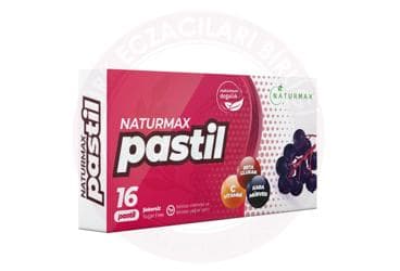 NATURMAX PASTIL KIRMIZI 16 pastil İlaç Görseli