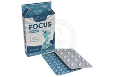 NATURMAX FOCUS COMPLEX TAKVIYE EDICI GIDA KAPSUL 30 kapsül İlaç Görseli