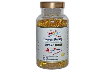 SEVEN BERRY OMEGA-3 FISH OIL TAKVIYE EDICI GIDA 200 kapsül/şişe İlaç Görseli