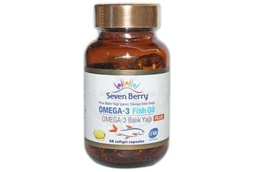 SEVEN BERRY OMEGA-3 FISH OIL PLUS BALIK YAGI ICEREN TAKVIYE EDICI GIDA 50 kapsül/şişe İlaç Görseli