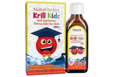 NUTRAMEDICA KRILL KIDZ KRILL YAGI ICEREN TAKVIYE EDICI SIVI GIDA 150 ml şişe İlaç Görseli