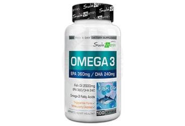 SUDA VITAMIN OMEGA3 ICEREN KAPSUL TAKVIYE EDICI GIDA 100 kapsül İlaç Görseli
