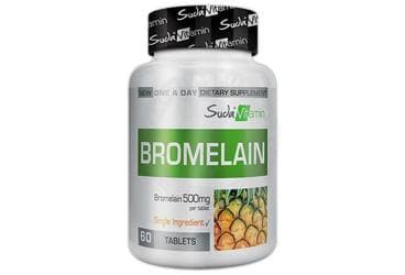 SUDA VITAMIN BROMELAIN ICEREN TAKVIYE EDICI GIDA 500 mg 60 tablet İlaç Görseli