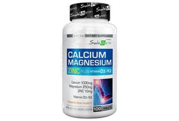 SUDA VITAMIN CALCIUM MAGNESIUM ZINC PLUS TABLET 100 tablet İlaç Görseli