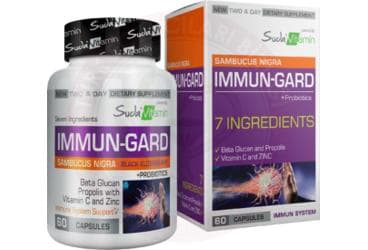 SUDA VITAMIN SAMBUCUS NIGRA IMMUN-GARD KAPSUL 60 kapsül İlaç Görseli