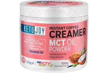 KETOJOY MCT OIL HINDISTAN CEVIZI YAGI ICEREN TAKVIYE EDICI GIDA 126 g toz İlaç Görseli