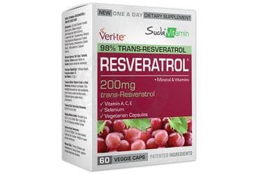 SUDA VITAMIN TRANS-RESVERATROL, VITAMIN A,C,E VE SELENYUM ICEREN KAPSUL 200 mg 60 kapsül İlaç Görseli