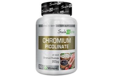 SUDA VITAMIN CHROMIUM PICOLINATE (KROM PIKOLINAT) ICEREN KAPSUL TAKVIYE EDICI GIDA 90 kapsül İlaç Görseli
