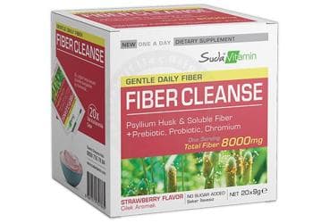 SUDA VITAMIN-FIBER CLEANSE STRAWBERRY SASE 20x9 gr saşe İlaç Görseli