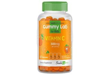 GUMMYLAB VITAMIN C FOR KIDS PORTAKAL GUMMIES 500 mg 60 tablet İlaç Görseli