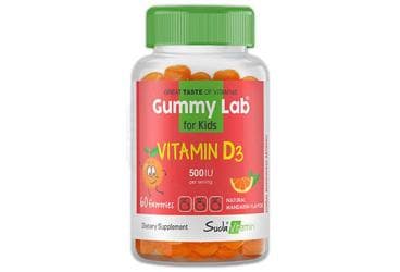 GUMMYLAB VITAMIN D3 FOR KIDS MANDALINA GUMMIES 60 tablet İlaç Görseli