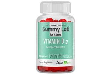 GUMMYLAB VITAMIN B12 FOR ADULTS PORTAKAL GUMMIES 60 tablet İlaç Görseli