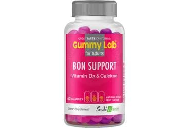 GUMMYLAB BON SUPPORT FOR ADULTS KARISIK MEYVE AROMALI GUMMIES 60 tablet İlaç Görseli