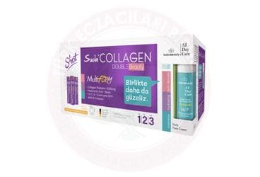 SUDA COLLAGEN DOUBLE BEAUTY MULTIFORM PEACH SHOT 30x40 ml şişe İlaç Görseli